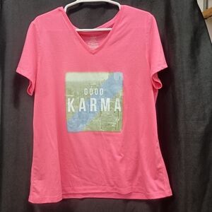 Pink Graphic Relaxed Short Sleeve Tee